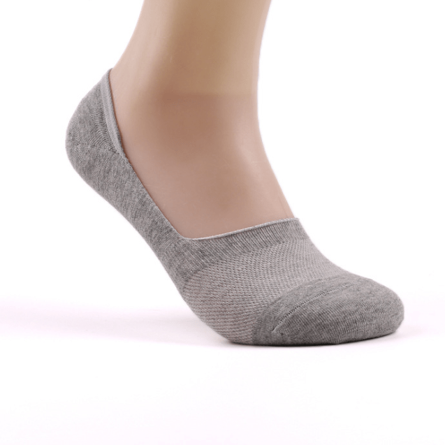 MySocks Chaussettes Gris / Unique Chaussettes Invisibles