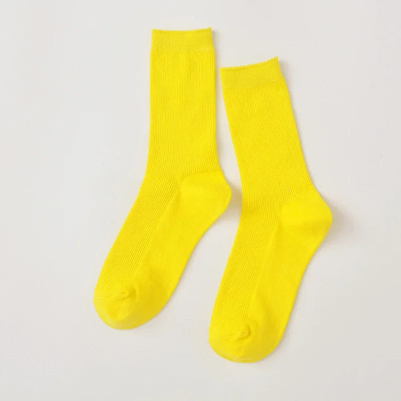 MySocks Chaussettes Jaune / 35-40 Chaussettes Jaunes