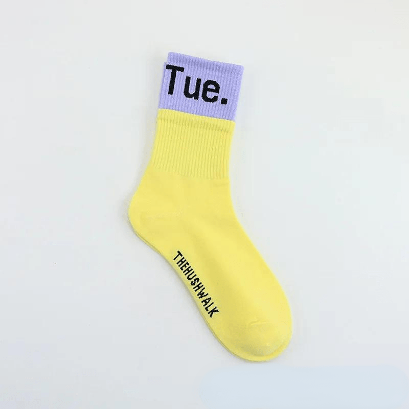 MySocks Chaussettes Tuesday (Mardi) / 35-40 Chaussettes Jour De La Semaine