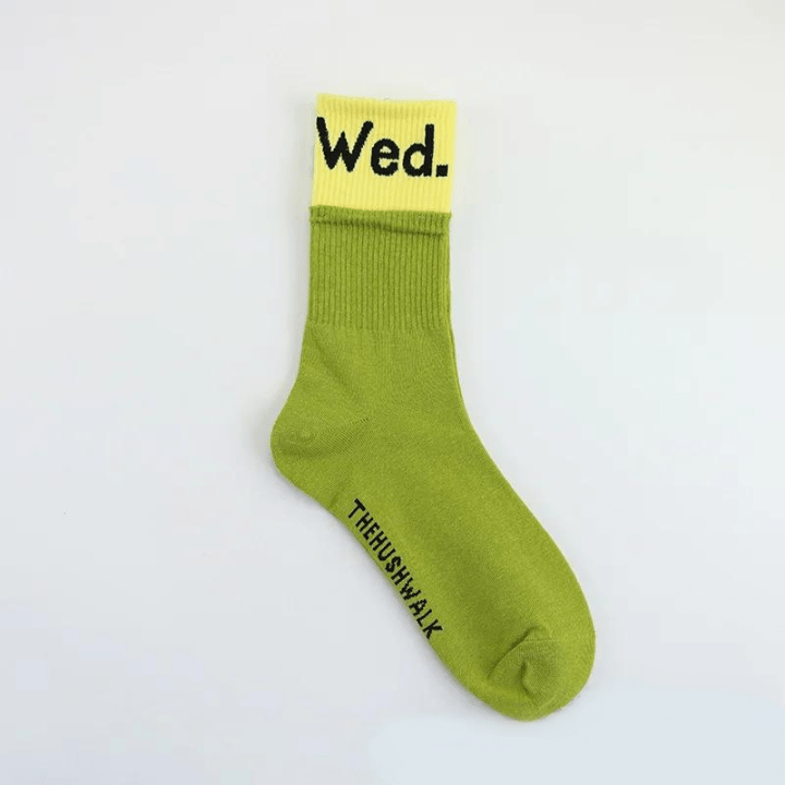 MySocks Chaussettes Wednesday (Mercredi) / 35-40 Chaussettes Jour De La Semaine