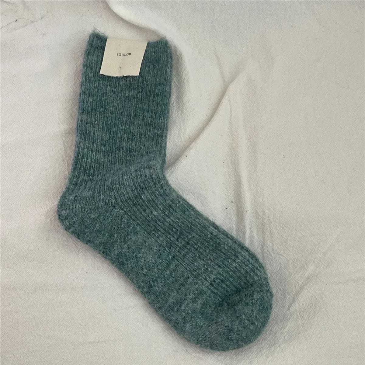 MySocks Chaussettes Bleu / 34-39 Chaussettes Laine Mérinos Femme