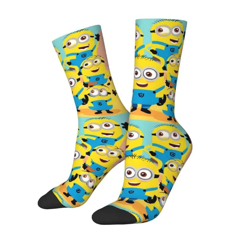 MySocks Chaussettes Joyeux / Unique Chaussettes Les Minions