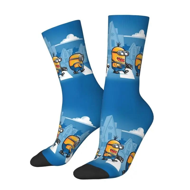 MySocks Chaussettes Ville / Unique Chaussettes Les Minions