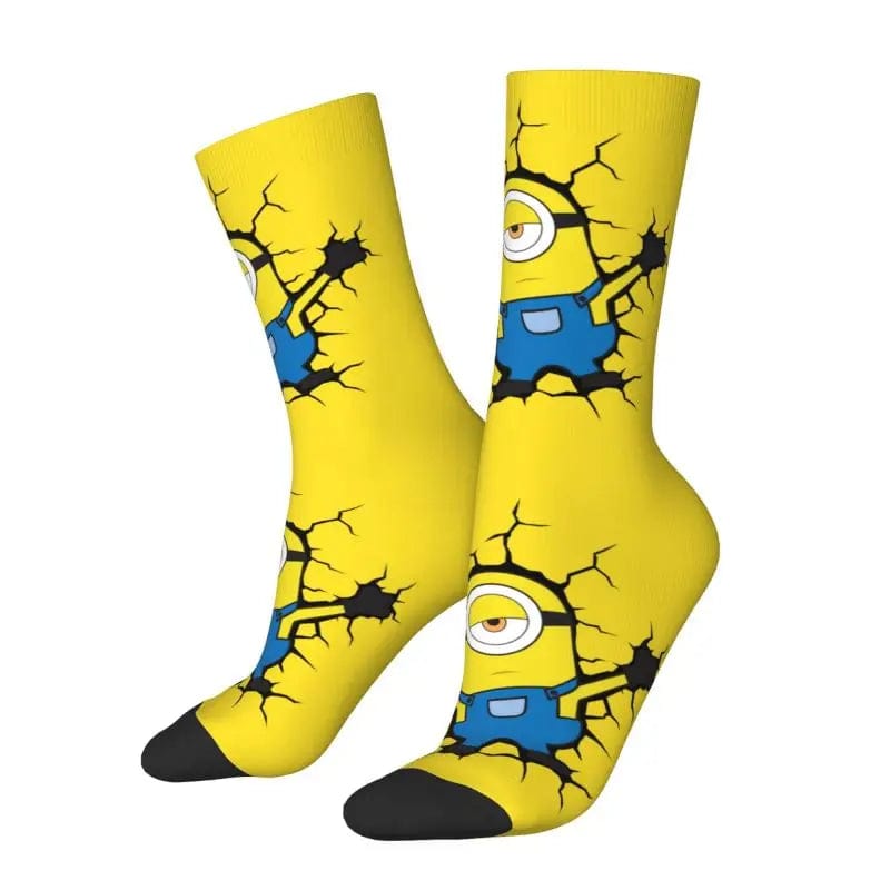 MySocks Chaussettes Dans Le Mur / Unique Chaussettes Les Minions