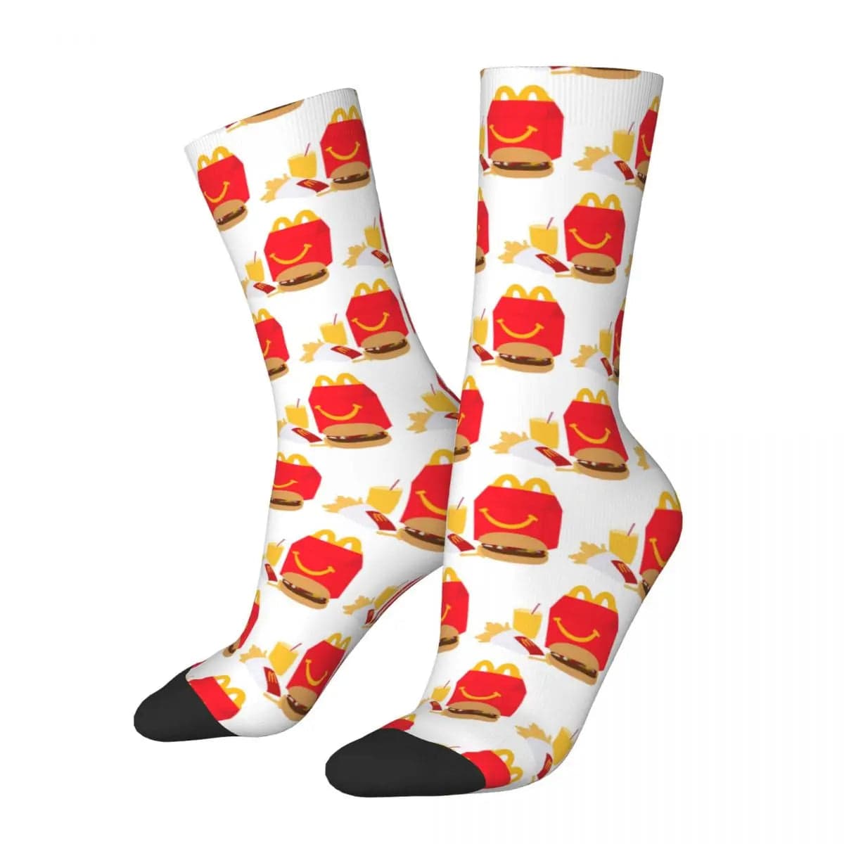 MySocks Chaussettes Blanc / Unique Chaussettes Mcdo