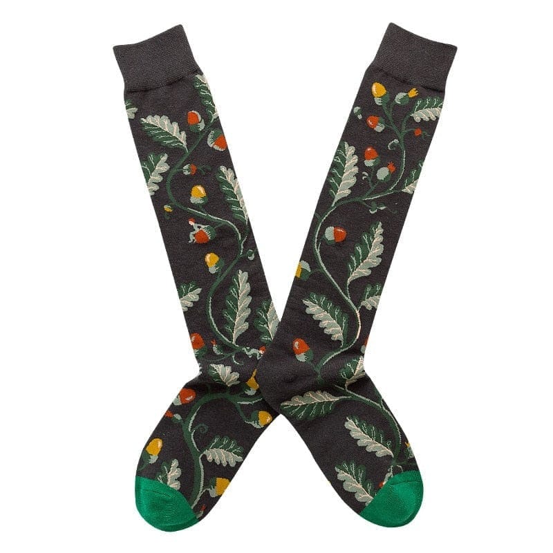 MySocks Chaussettes Noissette / 35-42 Chaussettes Mi-bas Fantaisie