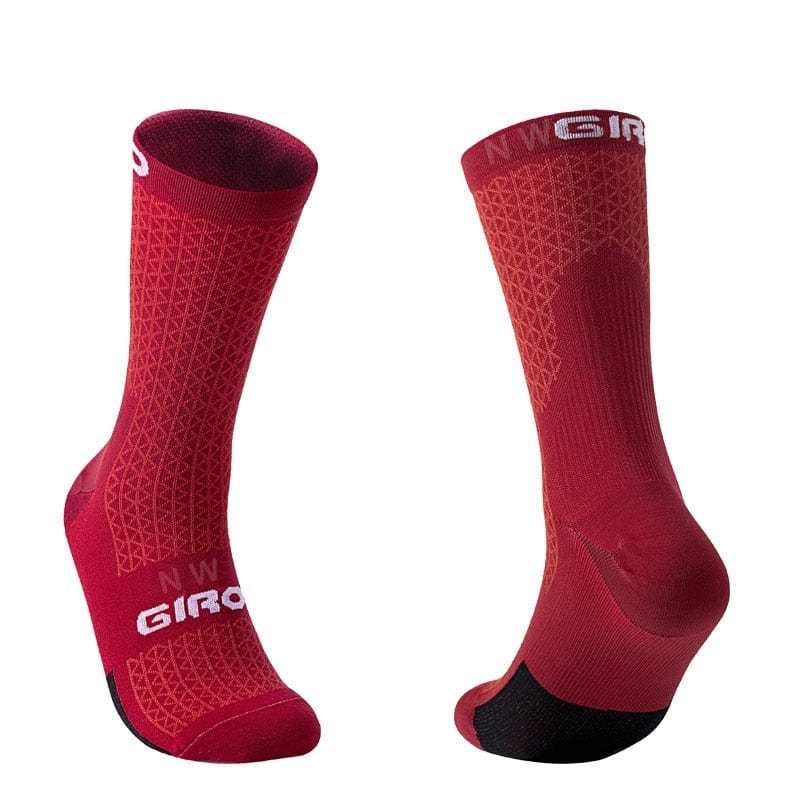 MySocks Chaussettes Rouge / 38-45 Chaussettes Mi-Mollet Sport