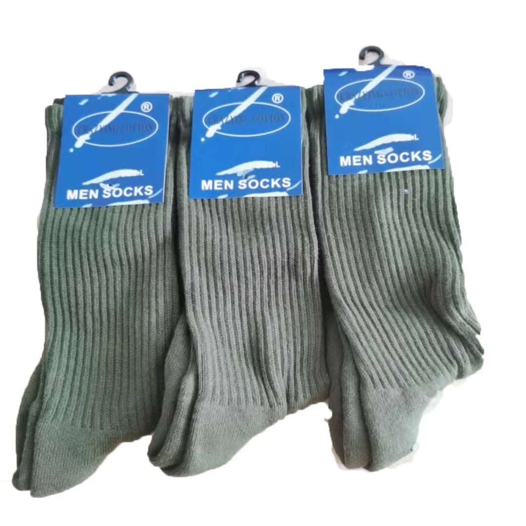 MySocks Chaussettes Vert millitaire / 40-46 Chaussettes Militaires