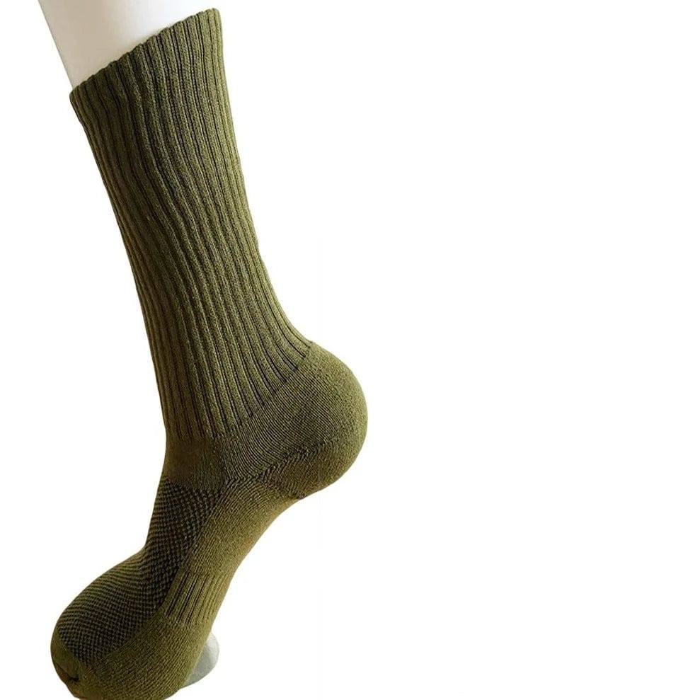 MySocks Chaussettes Vert millitaire / 40-46 Chaussettes Militaires