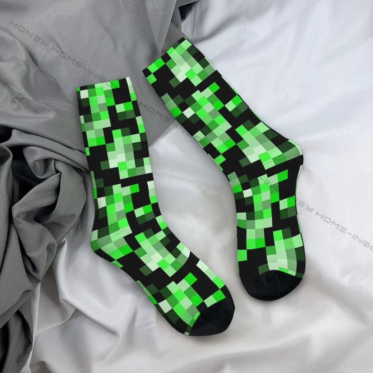 MySocks Chaussettes Vert / Unique Chaussettes Minecraft