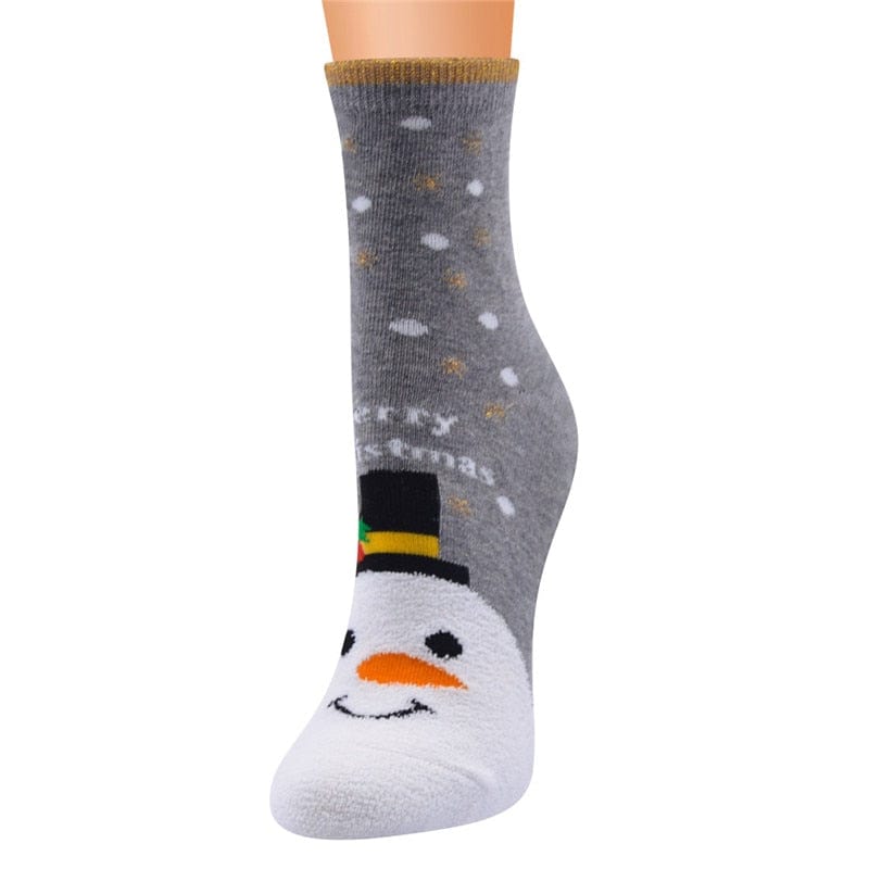 MySocks Chaussettes Bonhomme De Neige / Unique Chaussettes Moches De Noël