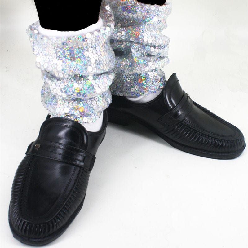 MySocks Chaussettes Multicouleur / 30 cm Chaussettes Paillettes Michael Jackson