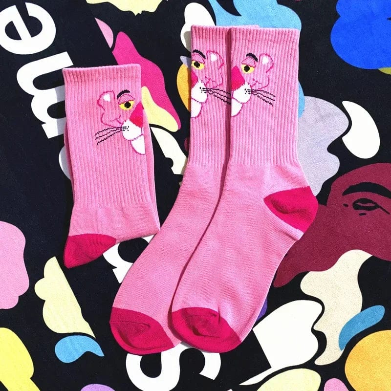 MySocks Chaussettes Chaussettes Panthère Rose