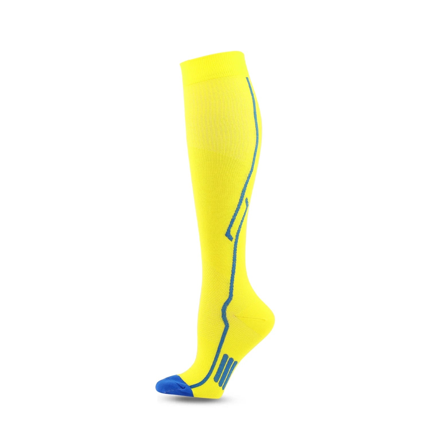 MySocks Chaussettes Jaune / 38-40 Chaussettes Patinage Artistique