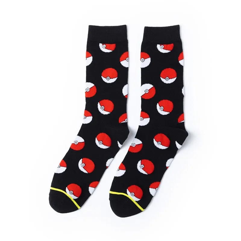 MySocks Chaussettes Noir / Unique Chaussettes Pikachu