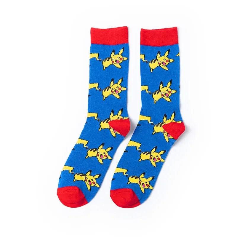 MySocks Chaussettes Bleu / Unique Chaussettes Pikachu