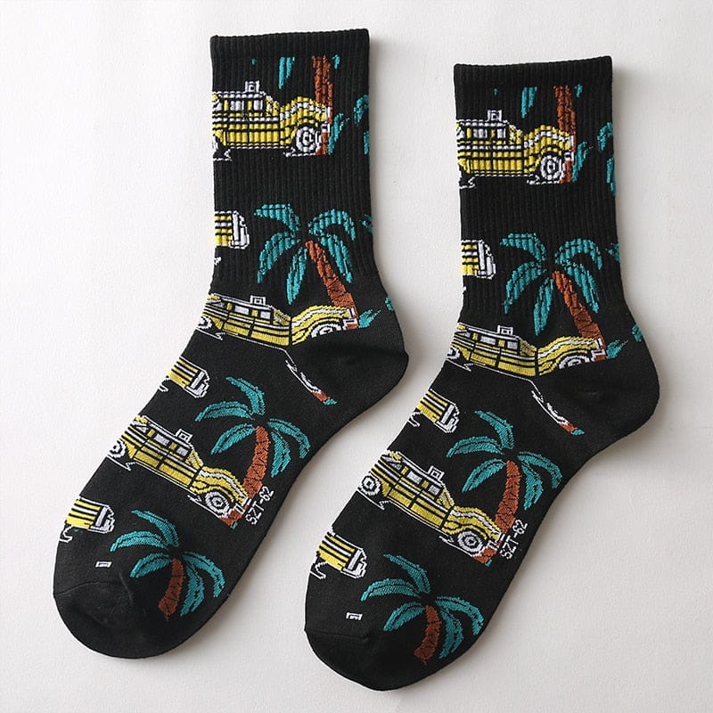 MySocks Chaussettes Noir / Unique Chaussettes Rigolotes Homme