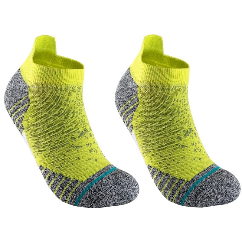 MySocks Chaussettes Jaune / 40-45 Chaussettes Sans Couture Sport