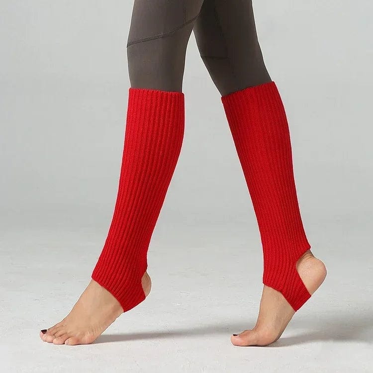 MySocks Chaussettes Rouge / Unique Chaussettes Sans Pieds