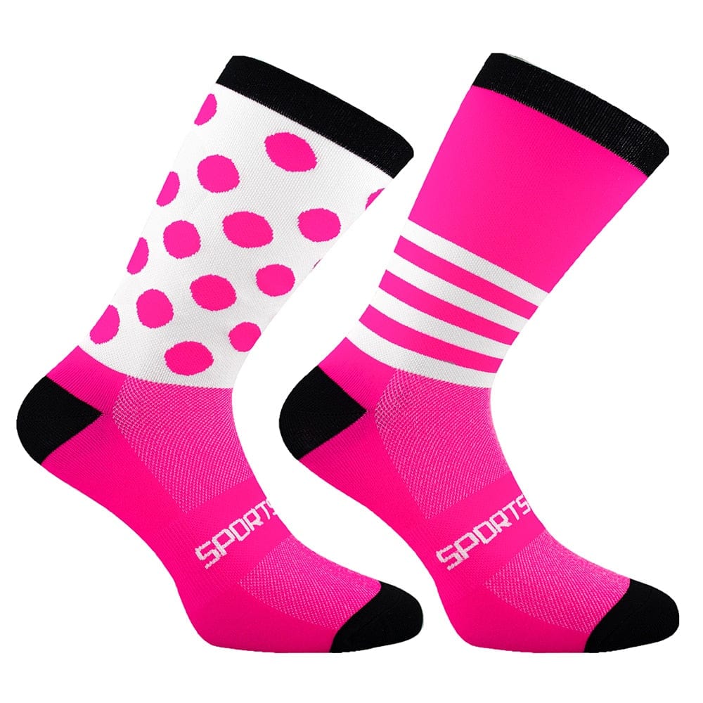 MySocks Chaussettes Rose / 37-40 Chaussettes Sport Femme