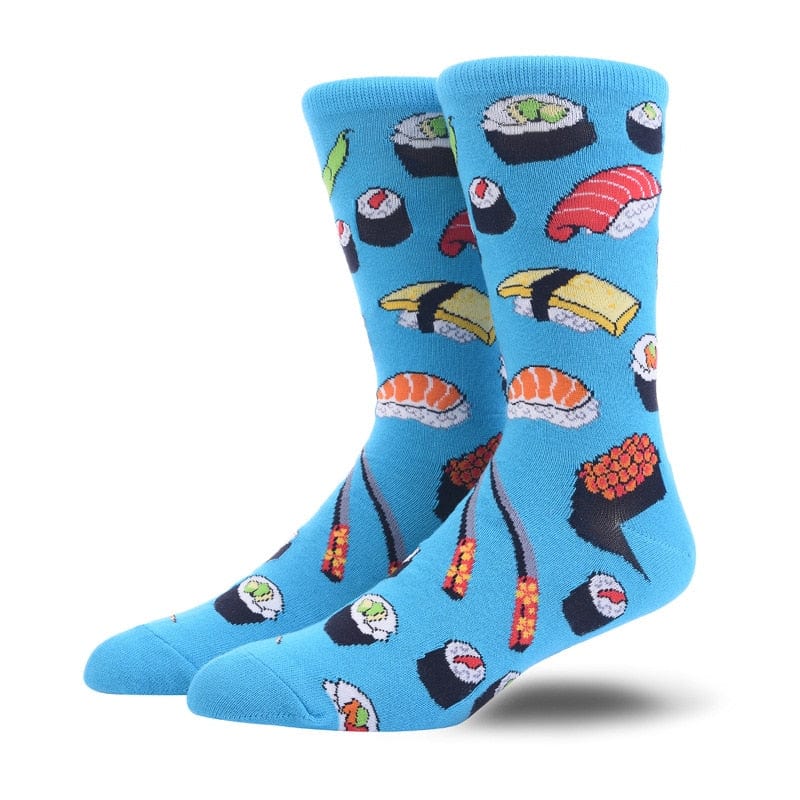 MySocks Chaussettes Bleu / 39-45 Chaussettes Sushi