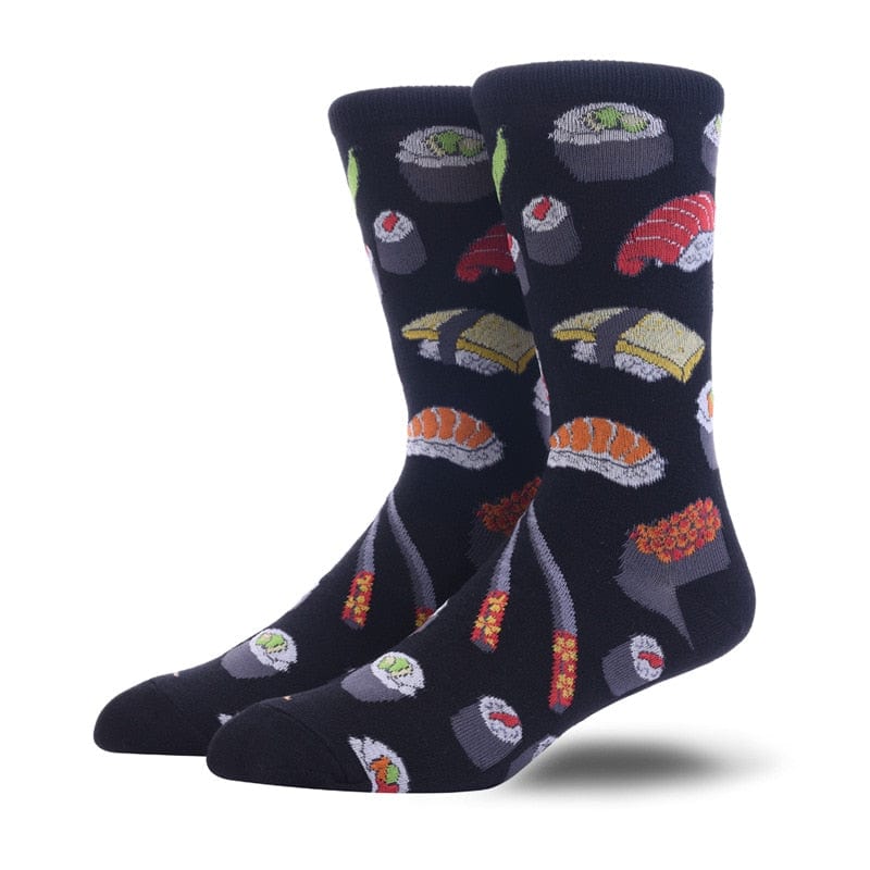 MySocks Chaussettes Noir / 39-45 Chaussettes Sushi