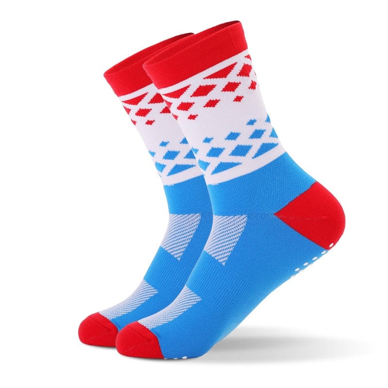 MySocks Chaussettes Bleu / 35-39 Chaussettes Trail Fantaisie