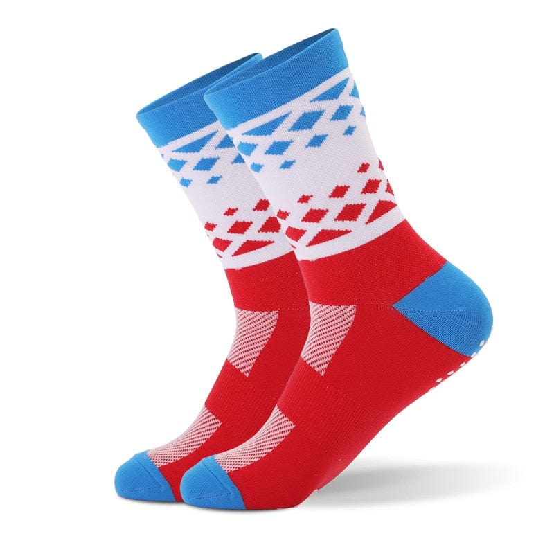 MySocks Chaussettes Rouge / 35-39 Chaussettes Trail Fantaisie