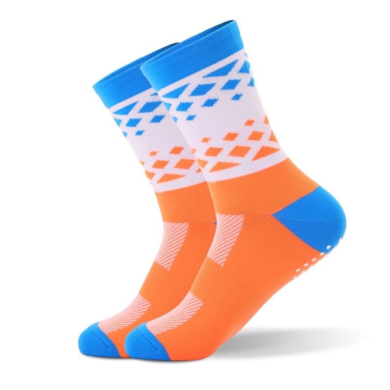 MySocks Chaussettes Orange / 35-39 Chaussettes Trail Fantaisie