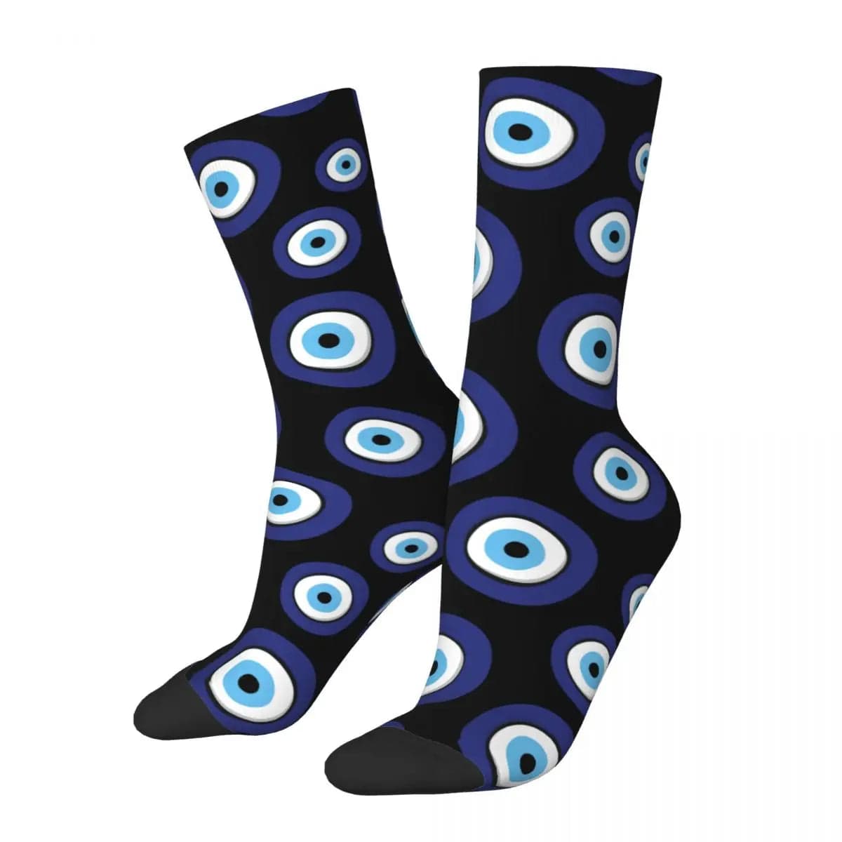 MySocks Chaussettes Noir / Unique Chaussettes Yeux