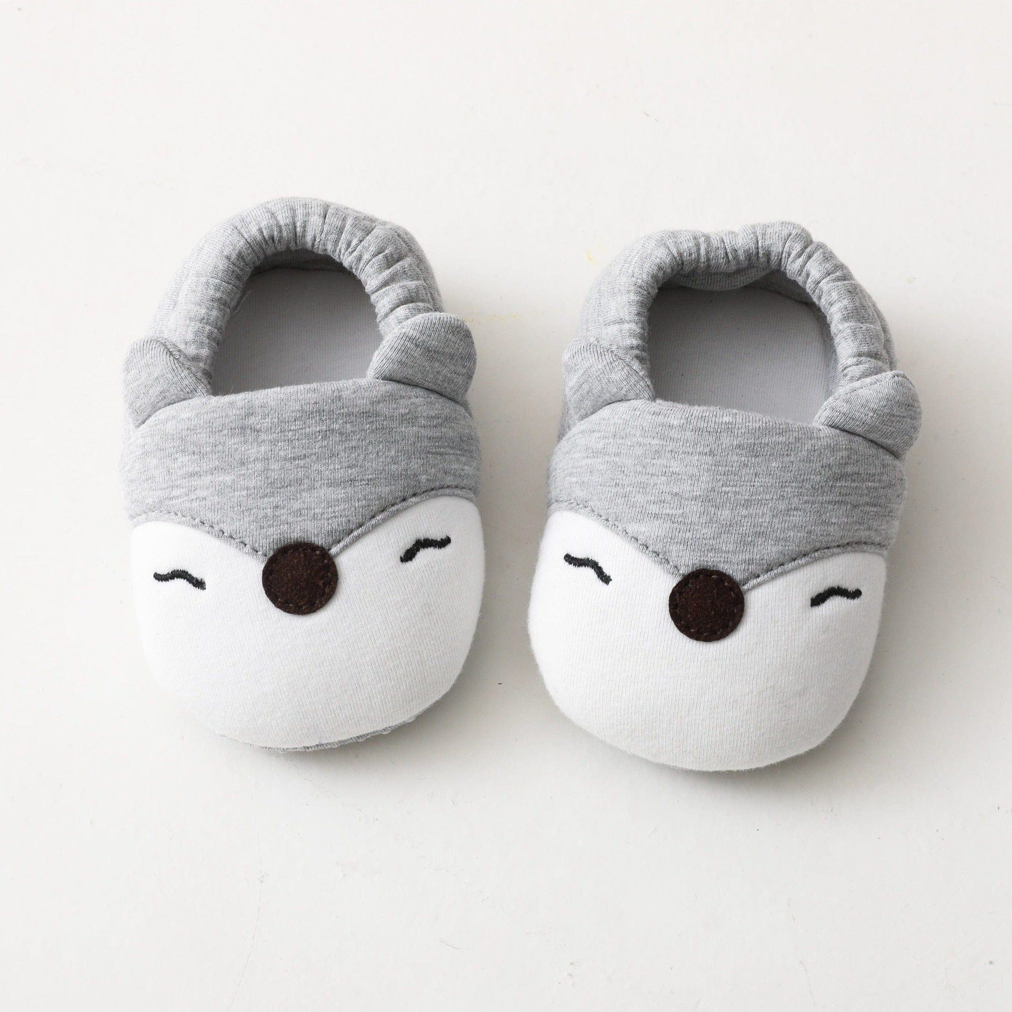 MySocks Chaussettes Gris / 0 à 6 Mois Chausson Chaussette Bébé