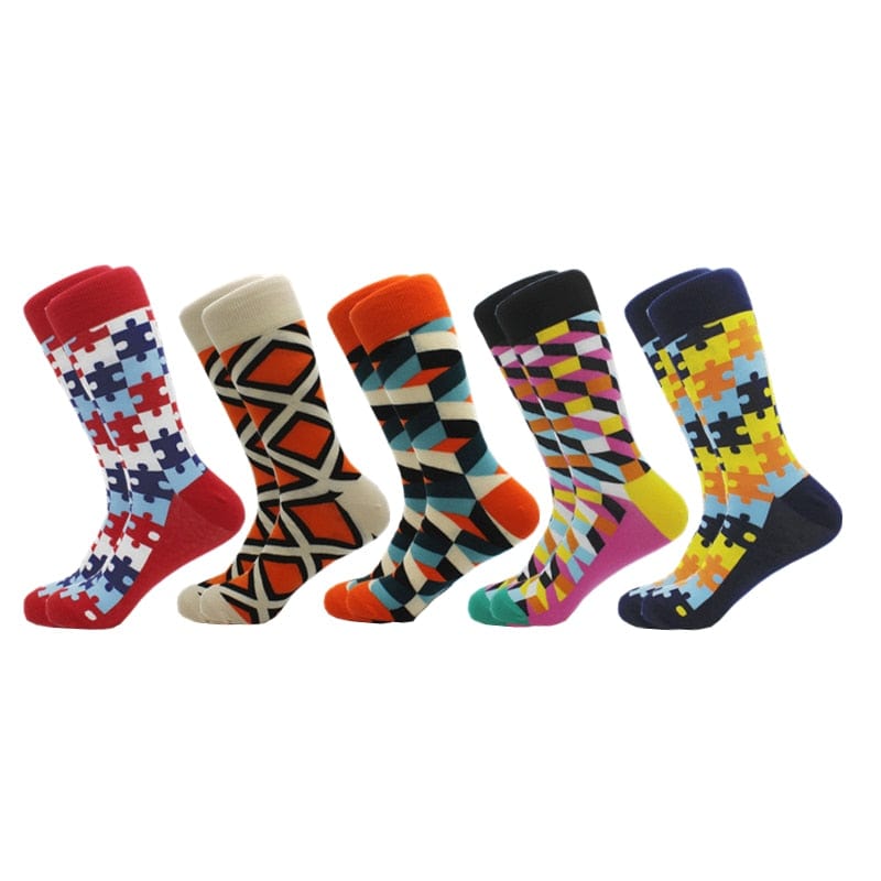 MySocks Chaussettes 1 / 5 Paires / 40-46 Coffret Chaussettes Fantaisie Homme