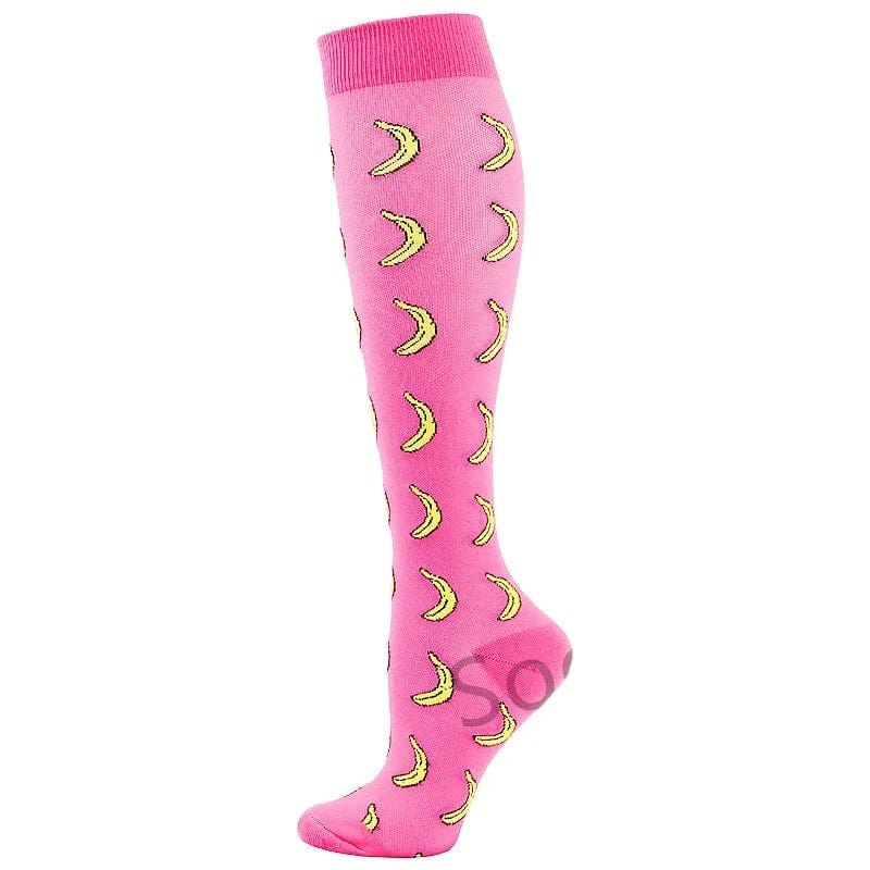 MySocks Rose / 42-46 Chaussettes De Contention Homme Fantaisie